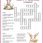 Easter Crossword Puzzle Within Christmas Or Easter Crossword Clue