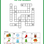 Easy Christmas Crossword Intended For Easy Christmas Crossword For Kids
