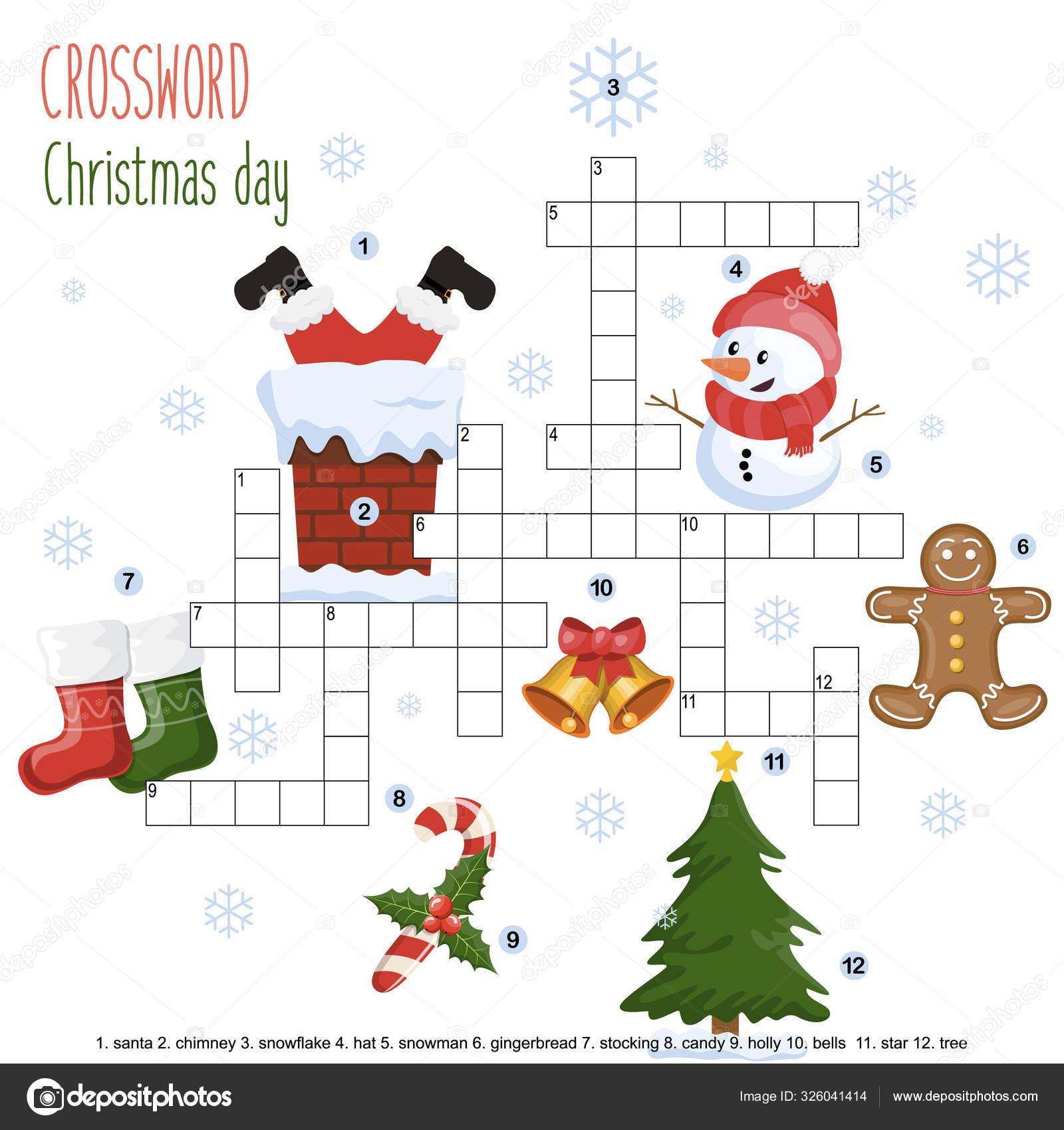 easy crossword puzzle christmas day children elementary middle inside christmas crossword for middle school Easy Crossword Puzzle 'Christmas Day' Children Elementary Middle inside Christmas Crossword For Middle School