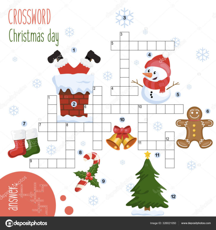 Christmas Crossword Middle School