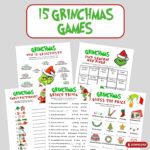 Enjoymyprintables   Etsy Intended For Christmas Carol Meanie Crossword Clue