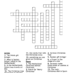 European Christmas Traditions Crossword   Wordmint Regarding Traditional Christmas Decoration Crossword