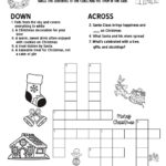 Festive Crossword Puzzle • Beeloo Printable Crafts And Activities For Christmas Drink Crossword Clue