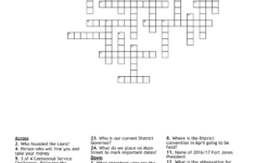 Fort Jones Dispatch March Crossword Puzzle – Wordmint with Current Event Around Christmas Crossword