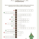 Free And Customizable Crossword Puzzle Templates | Canva With Regard To Christmas Crossword Games Online