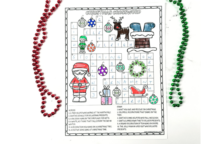 Christmas Decorations Crossword Clue