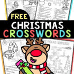 Free Christmas Crossword Puzzle Printables For Kids For He's Up Each Christmas Crossword Clue