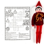 Free Elf On The Shelf Crossword Puzzle Regarding Source Of Some Halloween And Christmas Traditions Crossword