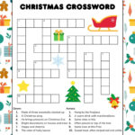 Free Printable Christmas Crossword Puzzle For Kids Inside Christmas Crossword Puzzle Games
