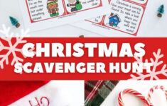 Free Printable Christmas Scavenger Hunt with Masked Mimes Associated with Christmas Crossword Clue