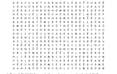 French Christmas Wordsearch - Wordmint intended for Christmas In France Crossword Clue
