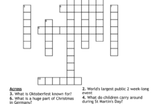 Germany'S Holiday'S &amp; Traditions Crossword - Wordmint for Christmas Tradition Crossword Clue