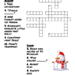 Holiday Bingo Trivia   Wordmint Inside A Visit From Saint Nicholas On Christmas Crossword