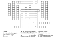 Holiday Cheer Crossword – Wordmint with regard to Classic Christmas Treat Crossword Clue