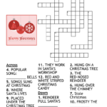 Holiday Crossword Puzzle   Wordmint For Christmas Hanging Crossword Clue