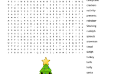 Holiday Crossword Puzzle - Wordmint intended for Night Before Christmas Crossword