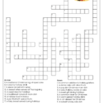 Holiday Foods Crossword For Christmas Baked Treat Crossword