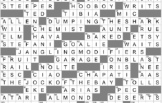 In The Spotlight For Bad Behavior Crossword Clue Archives intended for Tiny Bells Added to an Ugly Christmas Sweater Crossword