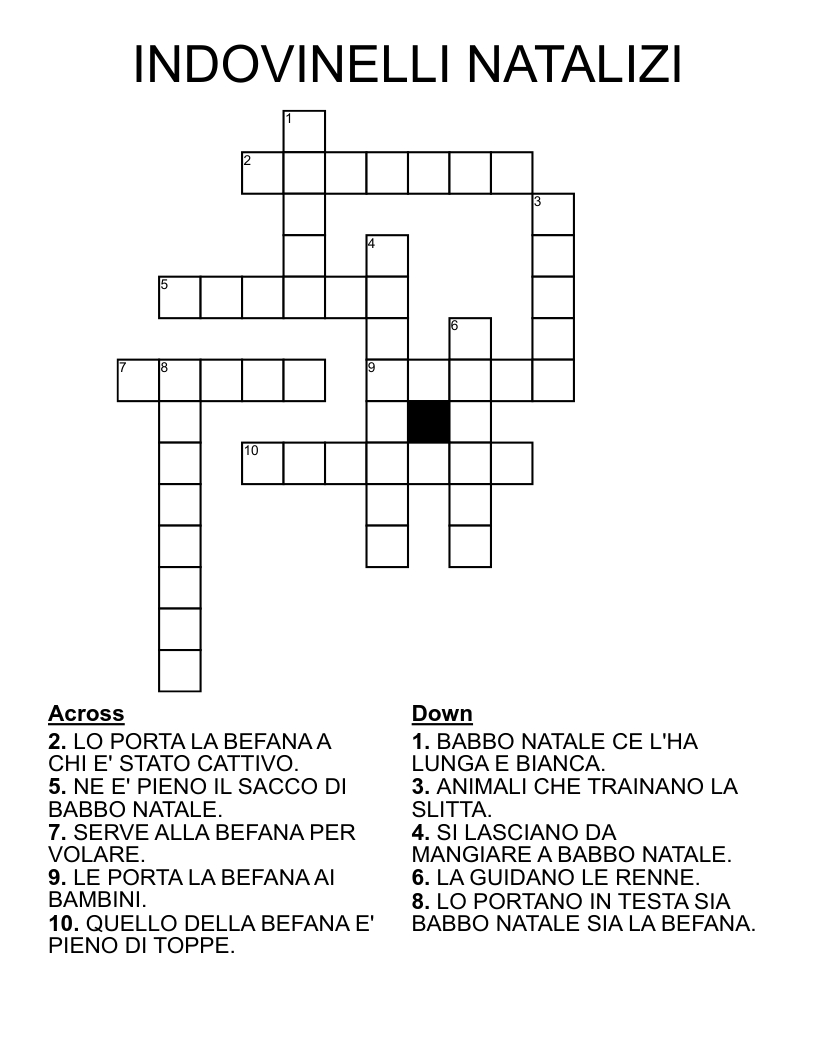 indovinelli natalizi crossword wordmint with regard to venetian christmas crossword clue Indovinelli Natalizi Crossword - Wordmint with regard to Venetian Christmas Crossword Clue