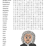 Johann Sebastian Bach Word Search   Wordmint With Christmas Oratorio Composer Crossword Clue