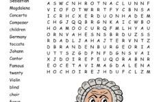 Johann Sebastian Bach Word Search - Wordmint with Christmas Oratorio Composer Crossword Clue