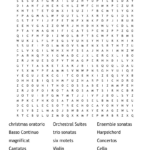 Johann Sebastian Bach Word Search   Wordmint Within Bach Wrote One For Christmas Crossword