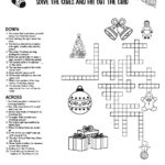 Jolly Crossword • Beeloo Printable Crafts And Activities For Kids Throughout Felt In The Christmas Spirit Crossword Clue