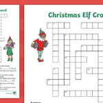 Ks2 Christmas Elf Crossword With Regard To Adjective With Christmas Crossword Clue