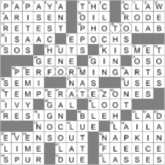 La Times Crossword 22 Dec 23, Friday   Laxcrossword Pertaining To One Of A Christmas Trio Crossword