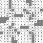 La Times Crossword 22 Mar 24, Friday   Laxcrossword With Christmas Song Trio Crossword Clue