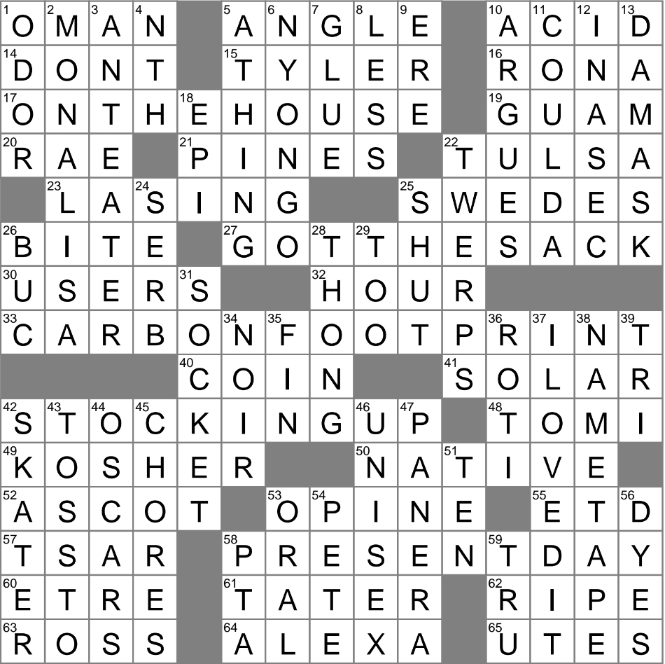 la times crossword 25 dec 23 monday laxcrossword intended for a visit from saint nicholas on christmas eg crossword La Times Crossword 25 Dec 23, Monday - Laxcrossword intended for A Visit From Saint Nicholas on Christmas Eg Crossword