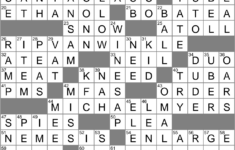 La Times Crossword 25 Jul 24, Thursday - Laxcrossword with Christmas Party Nyt Crossword