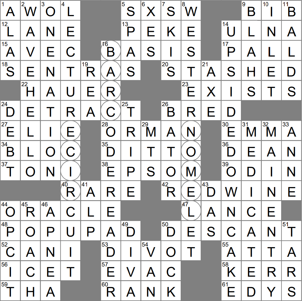 La Times Crossword 7 Dec 22, Wednesday - Laxcrossword pertaining to The Twelve Days Of Christmas Musicians Crossword Clue