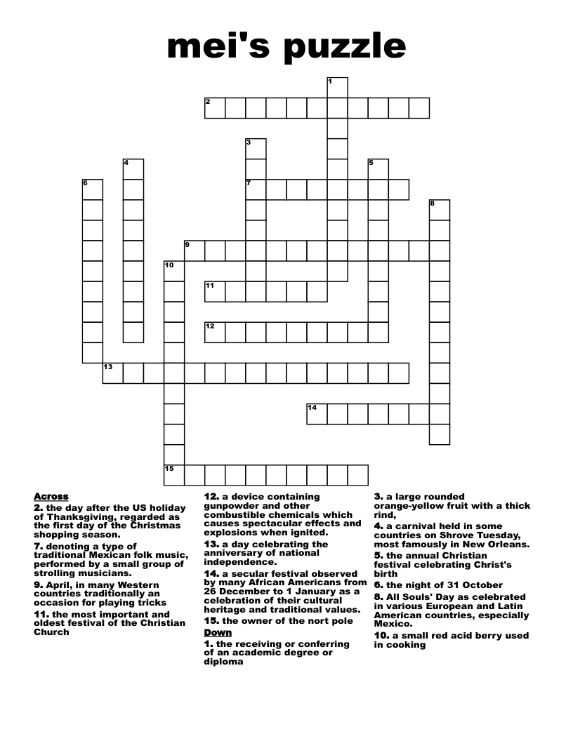 meis puzzle crossword wordmint within 12 days of christmas musicians crossword Mei'S Puzzle Crossword - Wordmint within 12 Days of Christmas Musicians Crossword