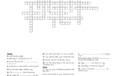 Merry Christmas Crossword Puzzle - Wordmint inside Merry Christmas Crossword Answers
