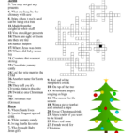 Merry Christmas Crossword   Wordmint Intended For Christmas Show Crossword Clue