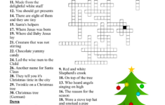 Merry Christmas Crossword - Wordmint regarding Merry Christmas Crossword Answers