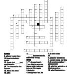Merry Christmas! Crossword   Wordmint With Christmas Crossword Clues Answers
