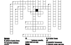 Merry Christmas! Crossword - Wordmint with regard to Merry Christmas Crossword Answers