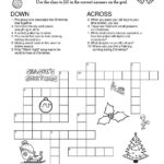 Merry Crossword Puzzle • Beeloo Printable Crafts And Activities In Decorates As A Christmas Tree Crossword