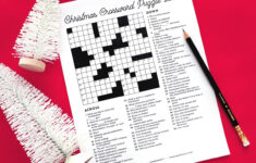 My Annual Christmas Crossword Puzzle Is Up! My Mom And Sister Say for New York Times Christmas Crossword