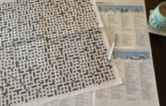 My Christmas Eve Tradition: The Giant Holiday Crossword From The with The Giant Christmas Crossword