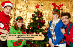 National Ugly Christmas Sweater Day - Third Friday In December in Tiny Bells Added to a Christmas Sweater Crossword