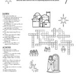 Nativity Crossword Puzzle • Beeloo Printable Crafts And Activities In Traditional Christmas Sentiment Crossword