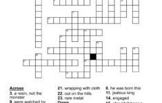 Nativity Crossword - Wordmint in Christmas Nativity Crossword Puzzle