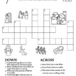 Noel Crossword • Beeloo Printable Crafts And Activities For Kids Inside Nativity Display At Christmas Crossword Clue