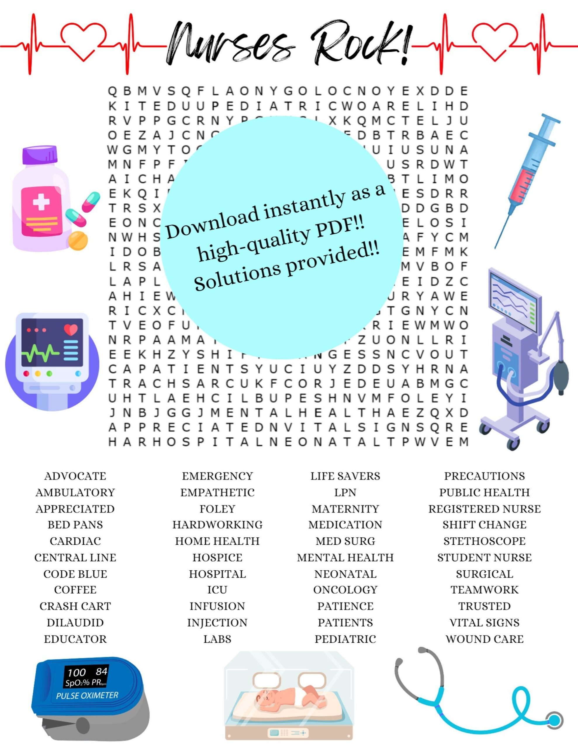 nurses rock word search puzzle game digital download etsy for nurse born on christmas day crossword scaled Nurses Rock Word Search Puzzle Game (Digital Download) - Etsy for Nurse Born On Christmas Day Crossword