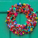 One Of Scotland'S Most Festive Streets Dressed Up With Amazing Within Christmas Wreath Material Daily Crossword