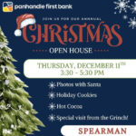 Panhandle First Bank Christmas Open House December 11 Intended For Christmas Eve Visitor Crossword Clue