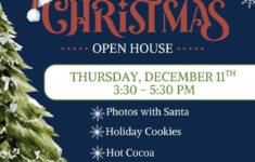 Panhandle First Bank Christmas Open House December 11 intended for Christmas Eve Visitor Crossword Clue